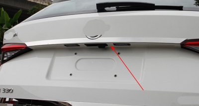 Skoda Kodiaq (16–) Накладка над номером на крышку багажника, нерж. сталь, 1 часть